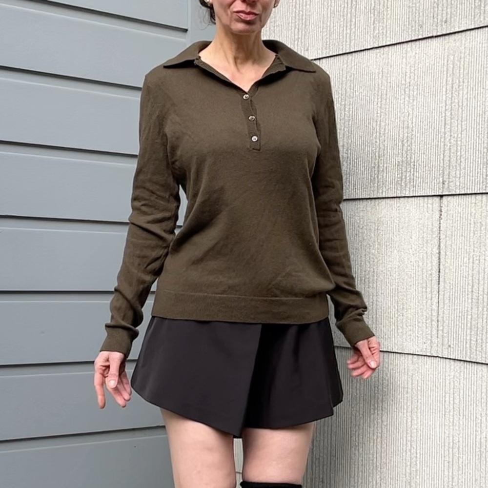 68% Wool Polo Neck Sweater Great Condition